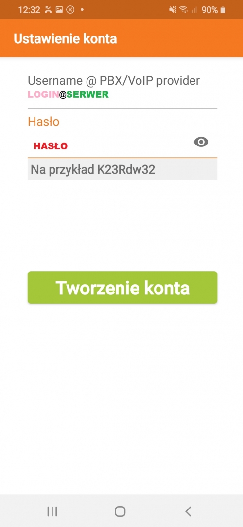 Konfiguracja aplikacji Zoiper na smartfonach z systemem Android